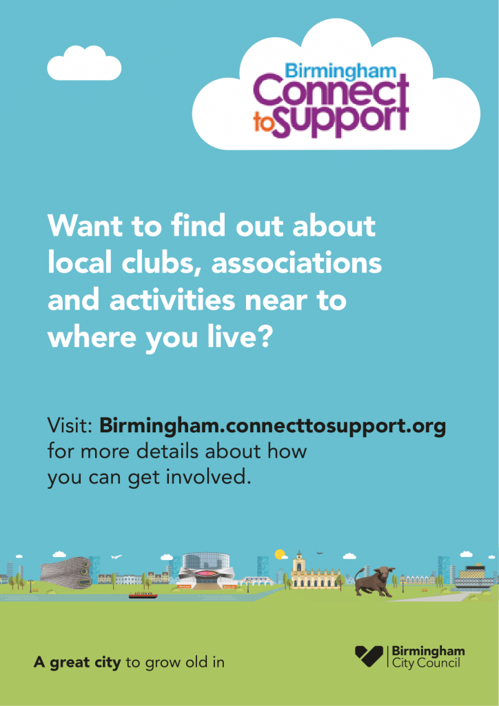 Birmingham Connect to Support A5 leaflet