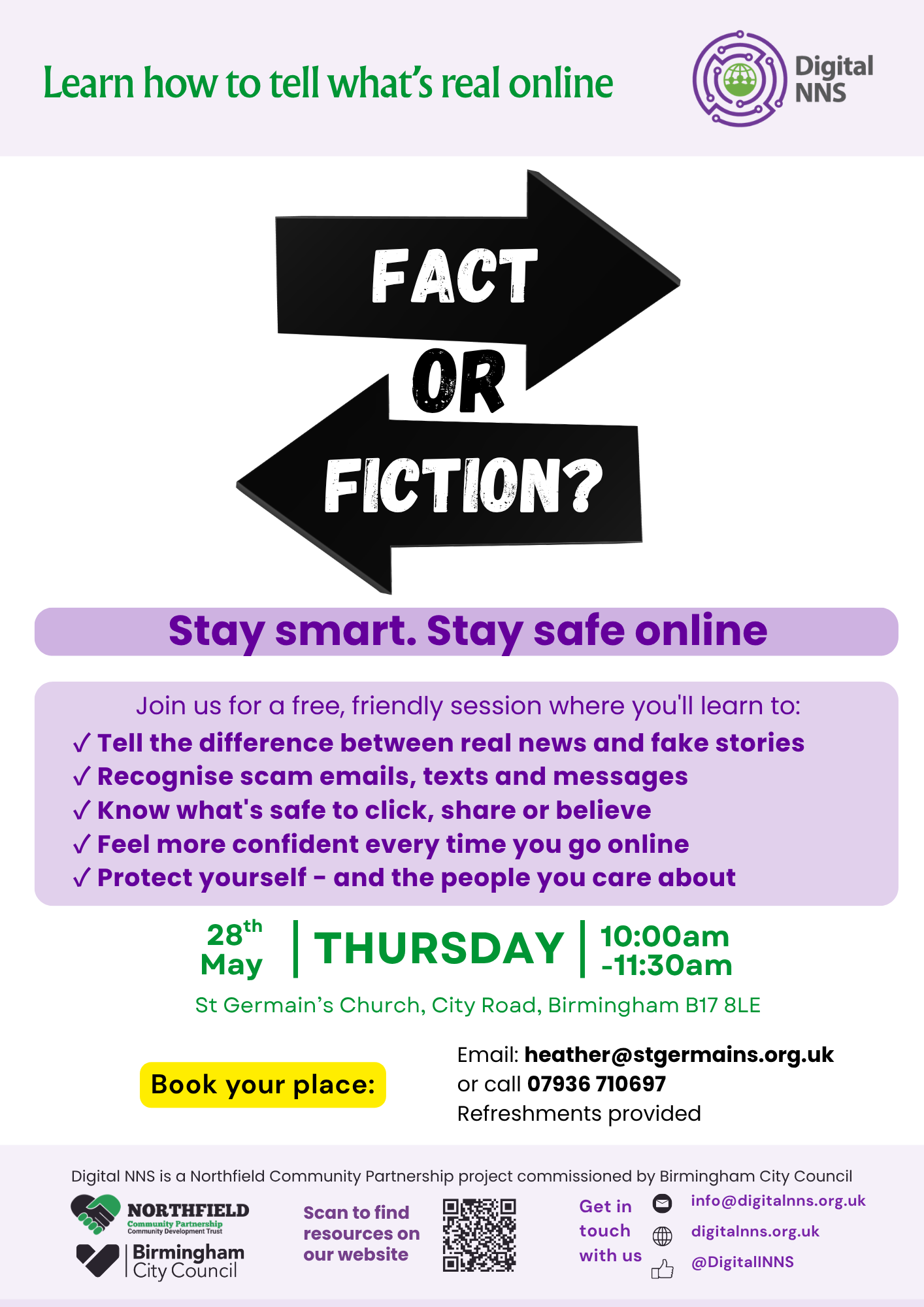 Join us at our first Fact or Fiction? Workshop